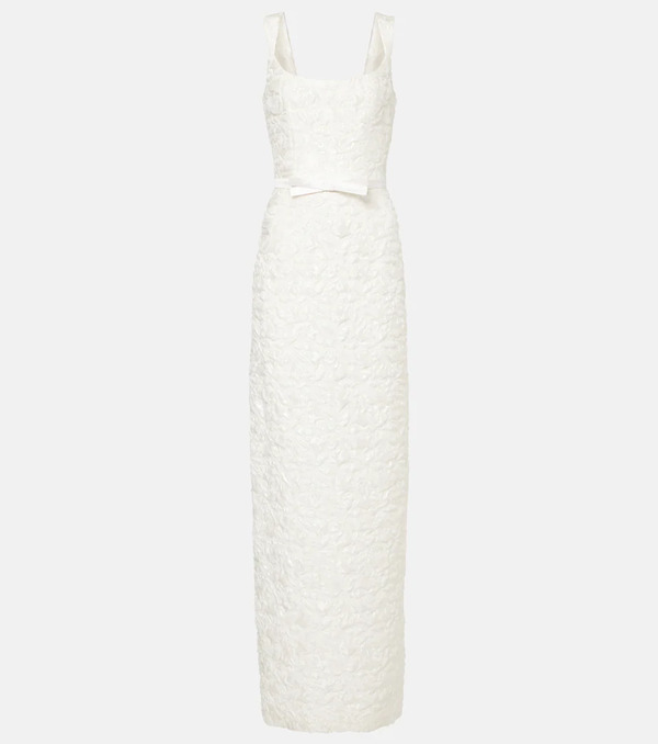  Markarian Markarian Robin Floral Jacquard Gown 