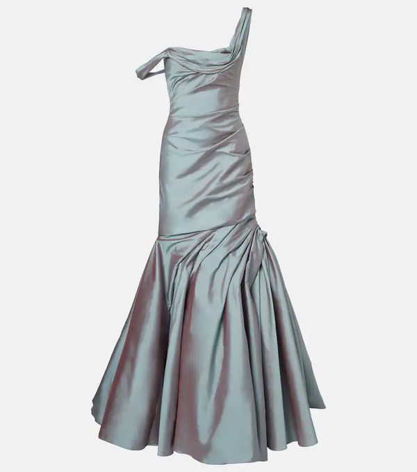  Marmar Halim Marmar Halim Asymmetric Ruched Gown 