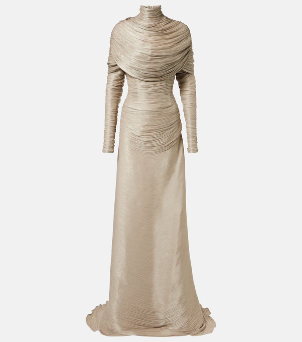  Marmar Halim Marmar Halim Ruched Gown 