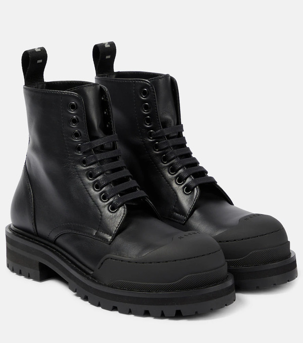  Marni Marni Dada Leather Combat Boots 