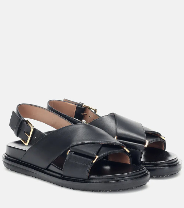  Marni Marni Fussbett Leather Sandals 
