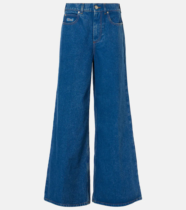  Marni Marni Logo Wide-leg Jeans 