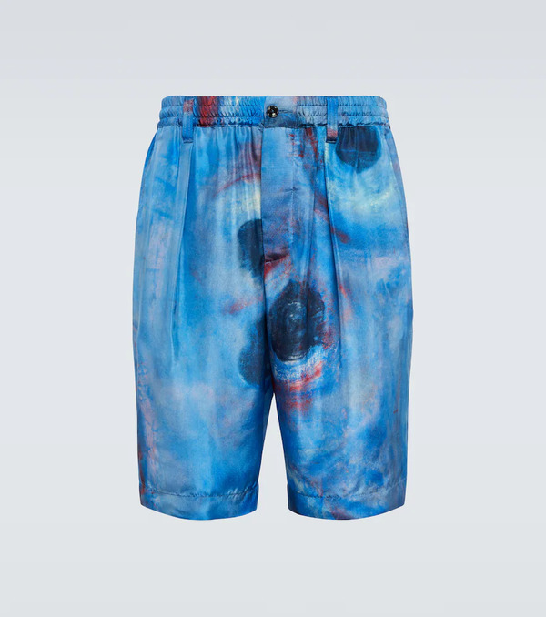  Marni Marni Printed Silk Shorts 