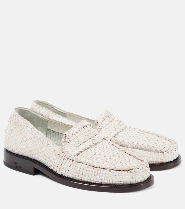 Marni Marni Woven Leather Loafers 