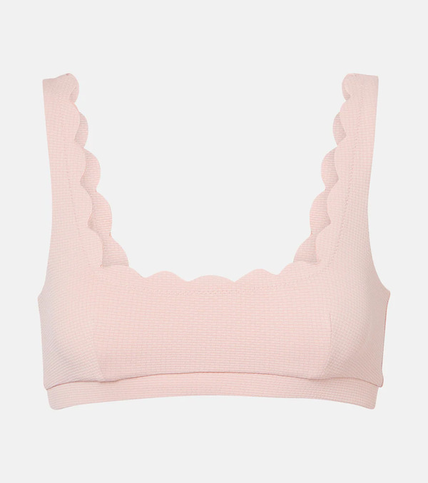  Marysia Marysia Mini Palm Springs Scalloped Bikini Top 