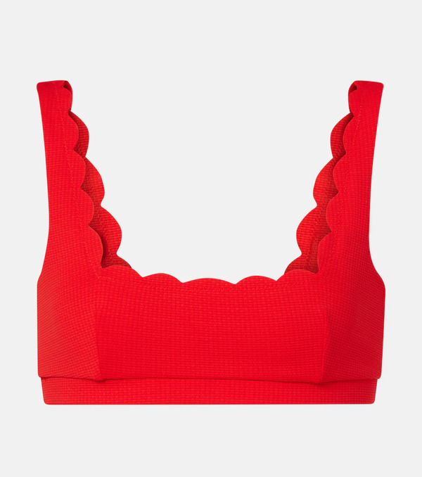  Marysia Marysia Mini Palm Springs Scalloped Bikini Top 