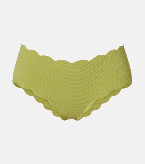  Marysia Marysia Spring Scalloped Mid-rise Bikini Bottoms 