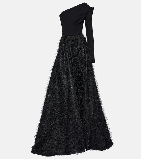  Maticevski Maticevski Audacity One-shoulder Maxi Gown 