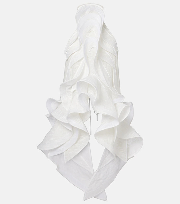  Maticevski Maticevski Etoile Wave Ruffled Top 