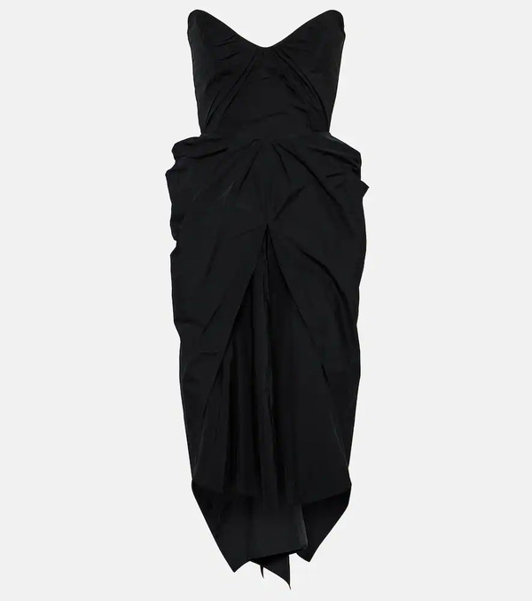  Maticevski Maticevski Fincher Draped Bustier Midi Dress 