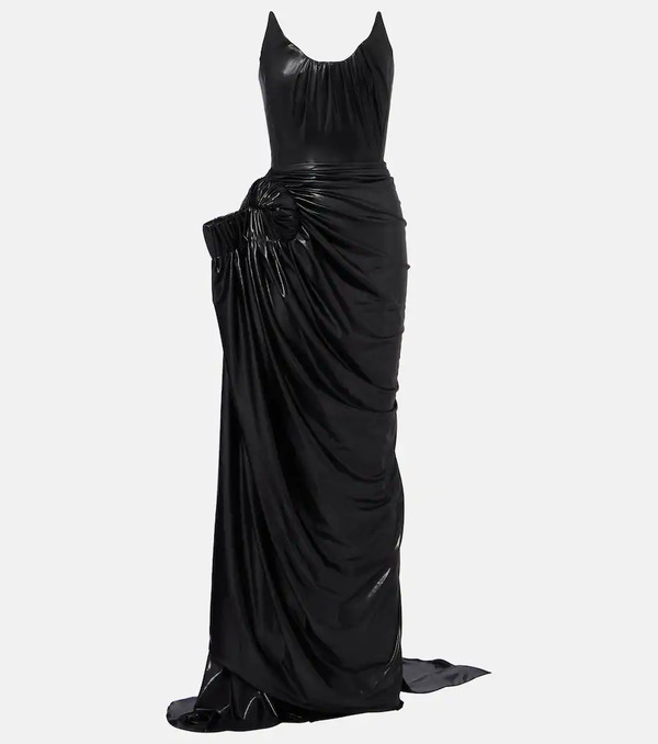  Maticevski Maticevski Lexicon Draped Gathered Gown 