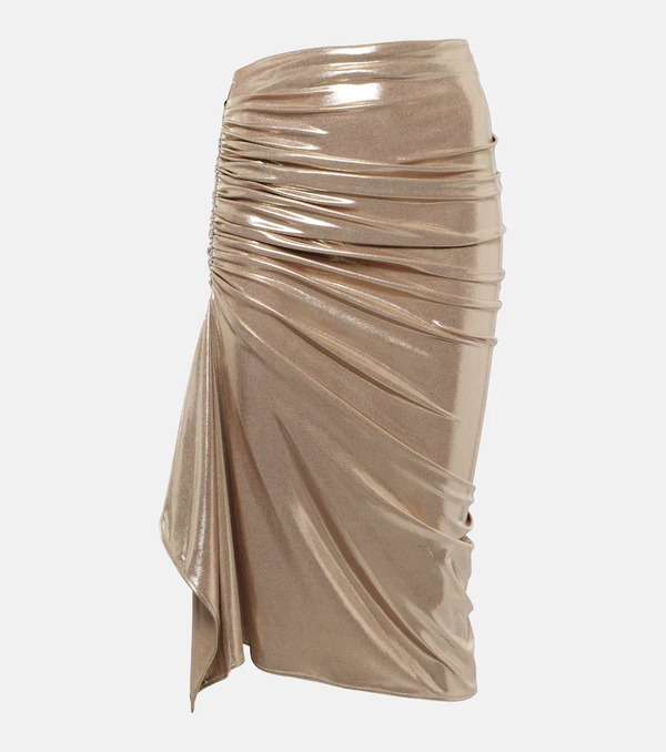  Maticevski Maticevski Neroli Ruched Midi Skirt 