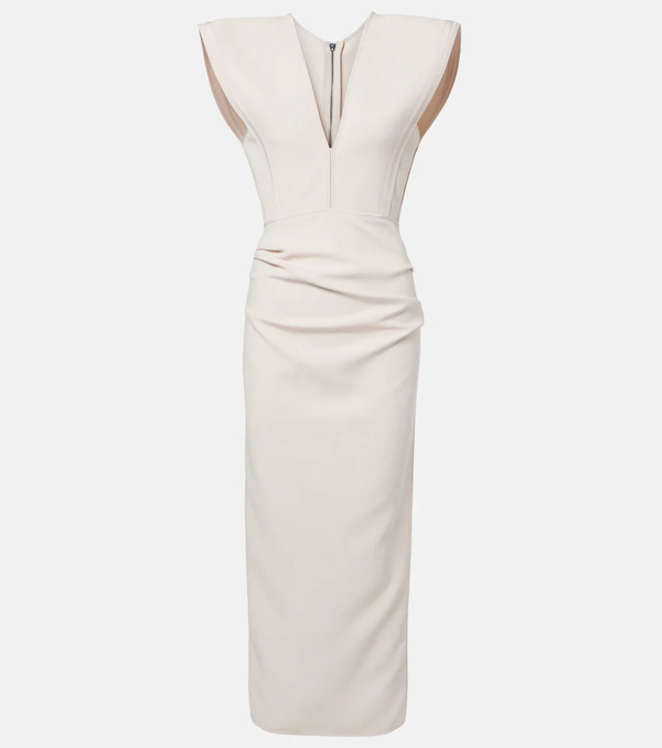  Maticevski Maticevski Wingtip Draped Midi Dress 
