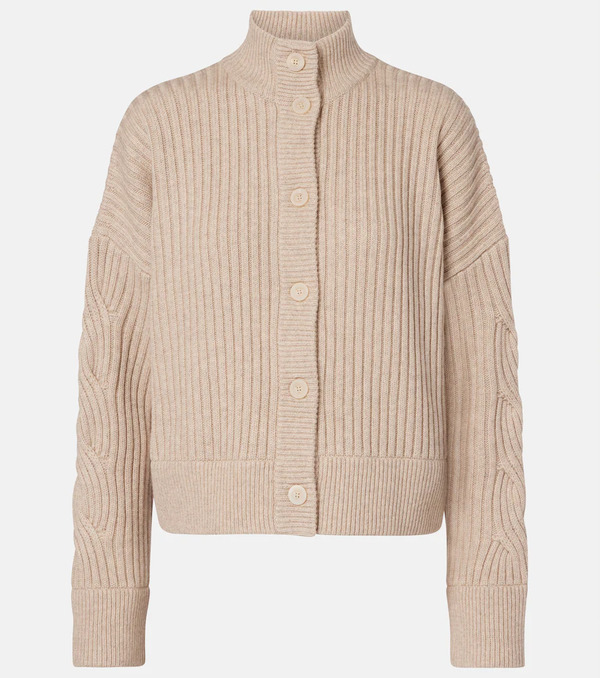  Max Mara Max Mara Afelio Wool And Cashmere Cardigan 