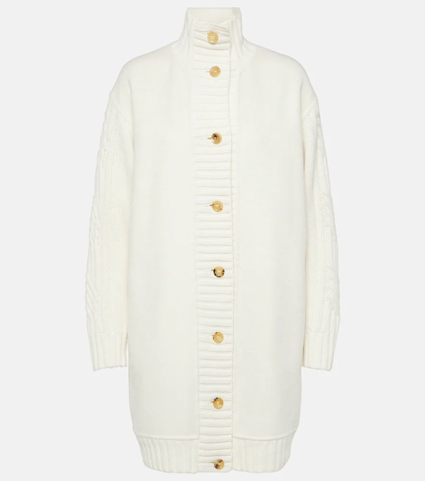  Max Mara Max Mara Alcazar Wool And Cashmere Cardigan 