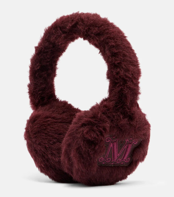  Max Mara Max Mara Alpaca, Wool, And Silk Earmuffs 
