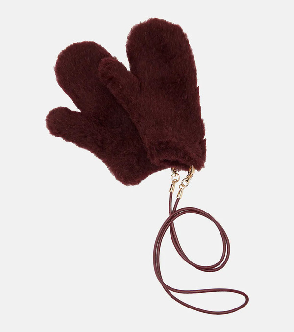  Max Mara Max Mara Alpaca, Wool, And Silk Mittens 