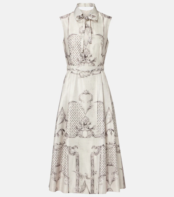  Max Mara Max Mara Ambuto Printed Midi Dress 