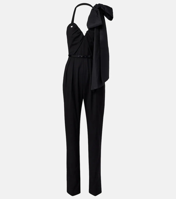  Max Mara Max Mara Asymmetric Virgin Wool Jumpsuit 