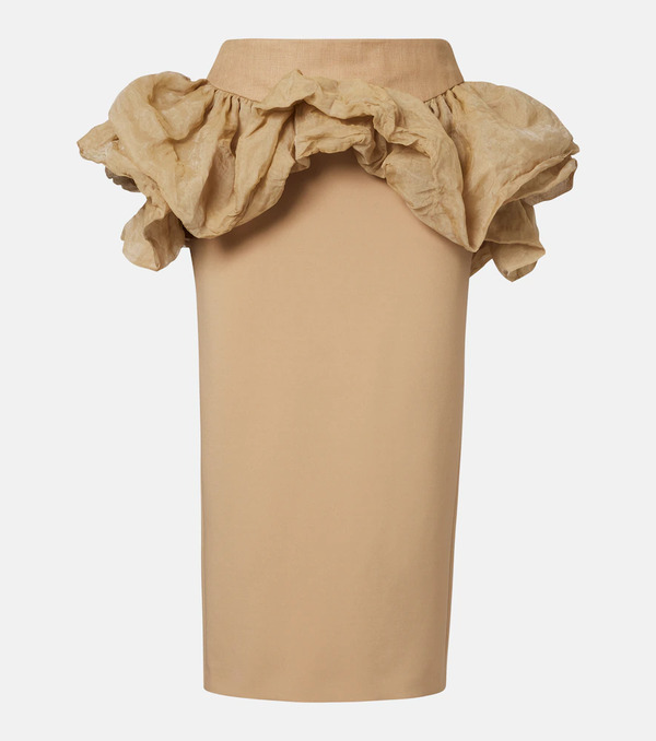  Max Mara Max Mara Baccano Peplum Pencil Skirt 