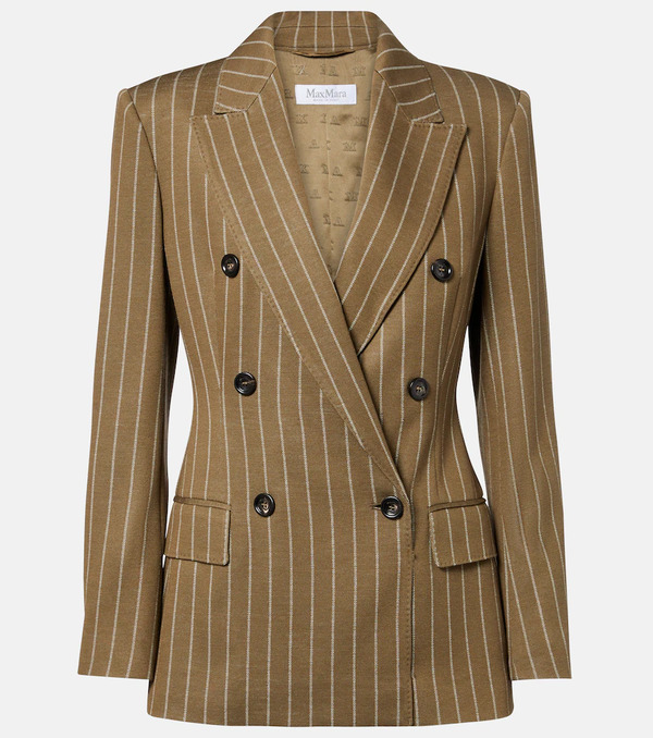  Max Mara Max Mara Balta Pinstripe Double-breasted Blazer 