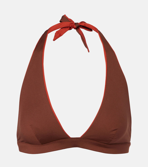  Max Mara Max Mara Bazia Reversible Halterneck Bikini Top 