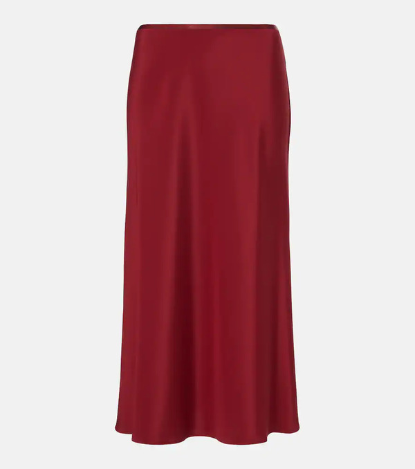  Max Mara Max Mara Borbona Silk-blend Midi Skirt 