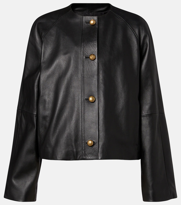  Max Mara Max Mara Bouquet Leather Jacket 