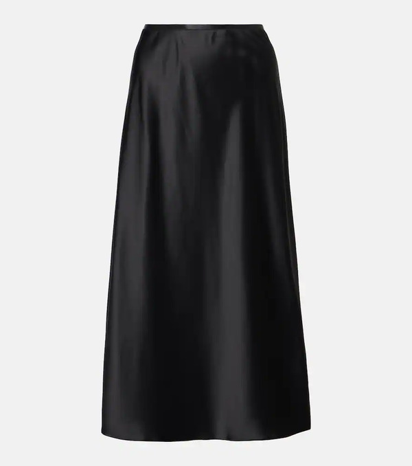  Max Mara Max Mara Carnet Silk Satin Midi Skirt 