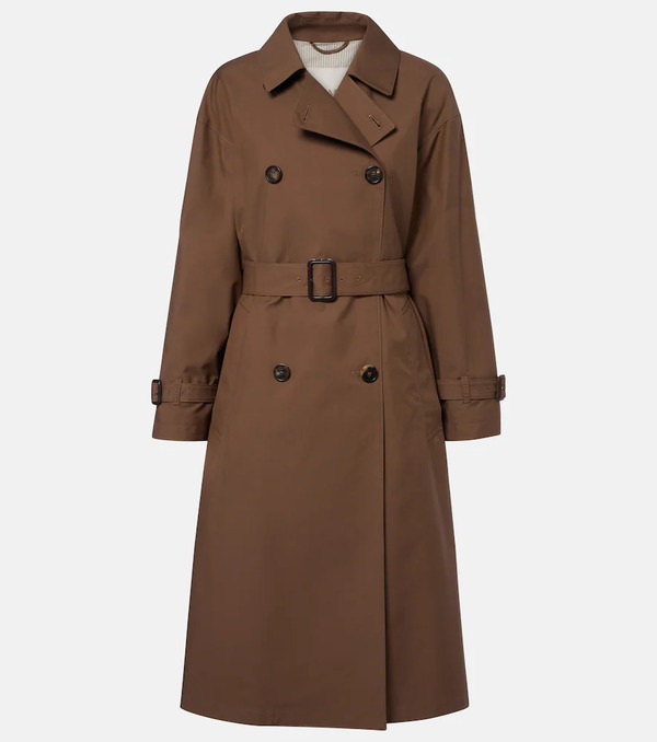  Max Mara Max Mara Cotton-blend Trench Coat 