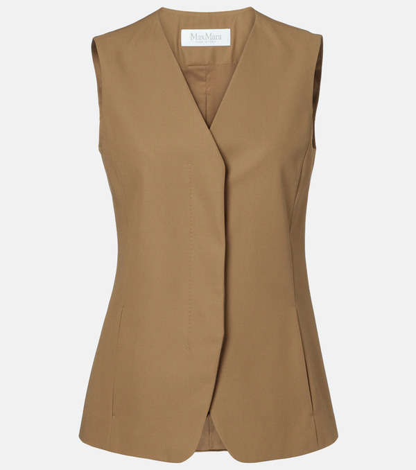  Max Mara Max Mara Cotton Twill Vest 