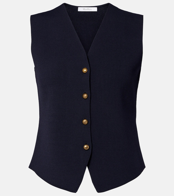  Max Mara Max Mara Crepe Vest 
