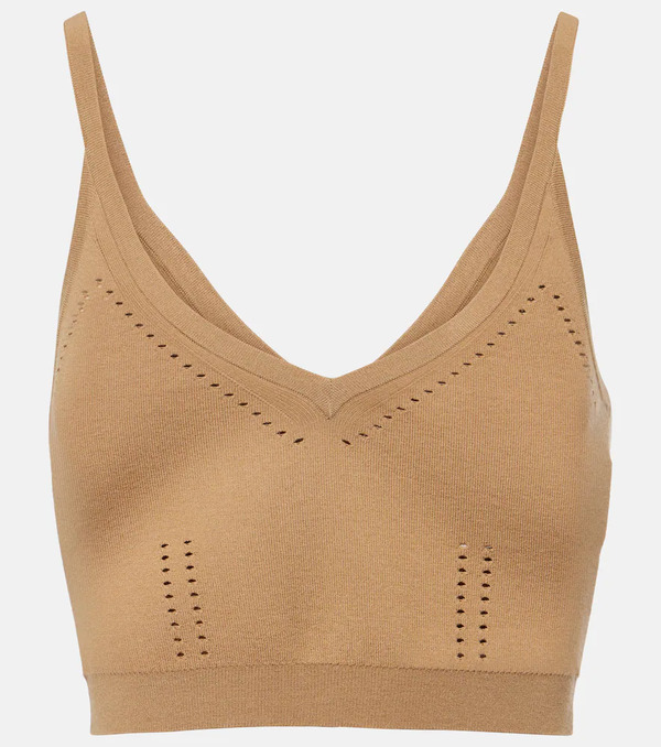  Max Mara Max Mara Cropped Knitted Tank Top 