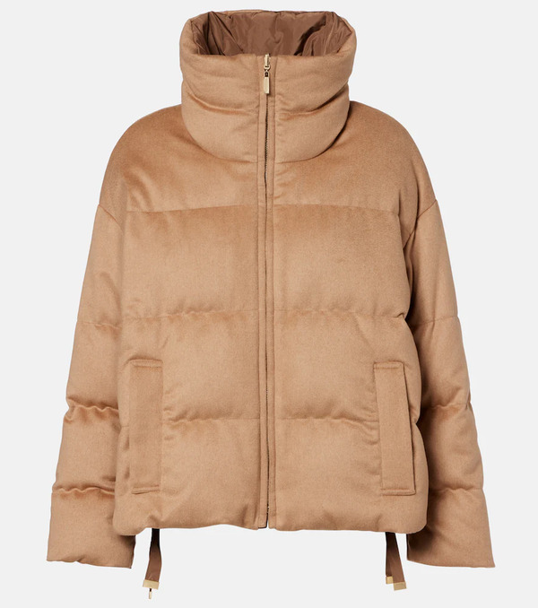  Max Mara Max Mara Diego Reversible Camel Hair Down Jacket 
