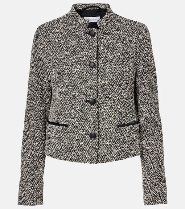  Max Mara Max Mara Donald Cotton And Wool-blend Jacket 