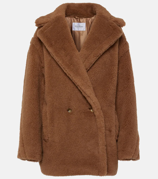  Max Mara Max Mara Dramma Wool And Silk Teddy Jacket 