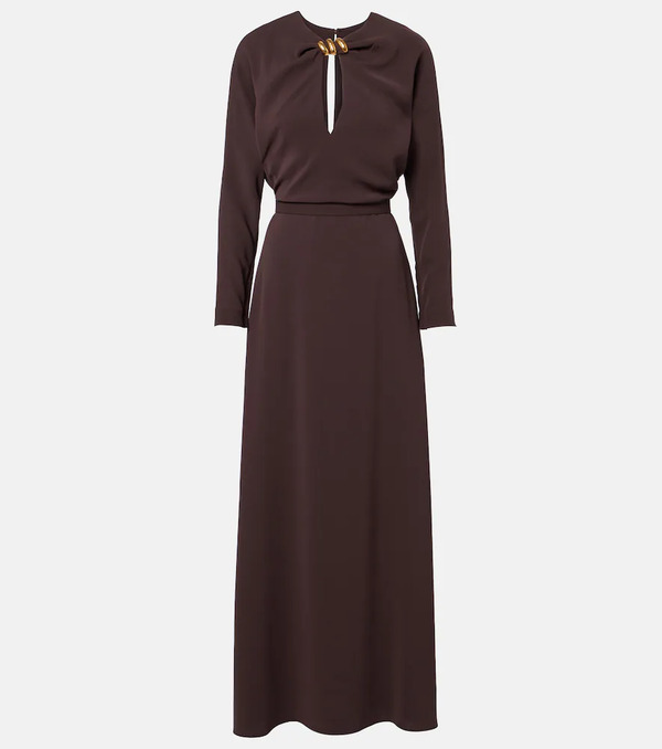  Max Mara Max Mara Embellished Cady Maxi Dress 