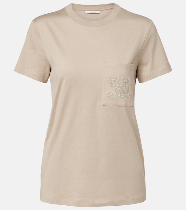  Max Mara Max Mara Embroidered Cotton Top 