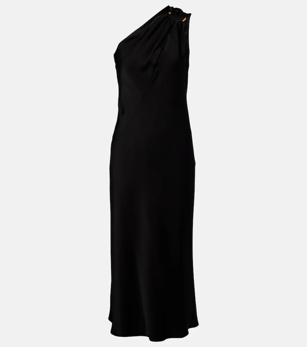  Max Mara Max Mara Entrata Satin Midi Dress 