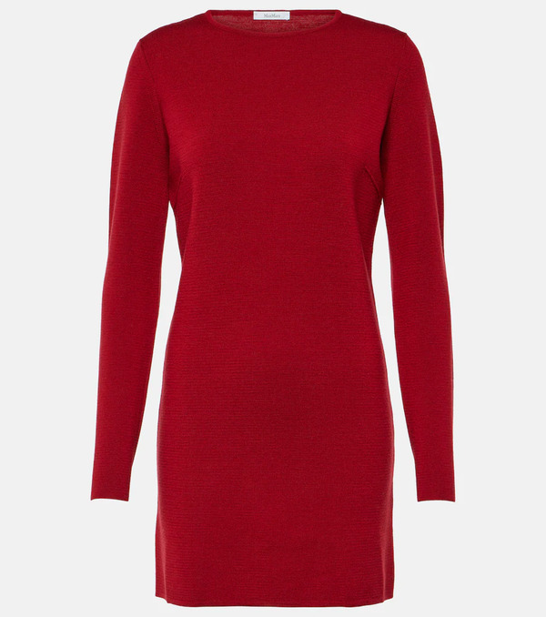  Max Mara Max Mara Eridani Wool Minidress 