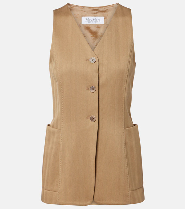  Max Mara Max Mara Falla Cotton Vest 