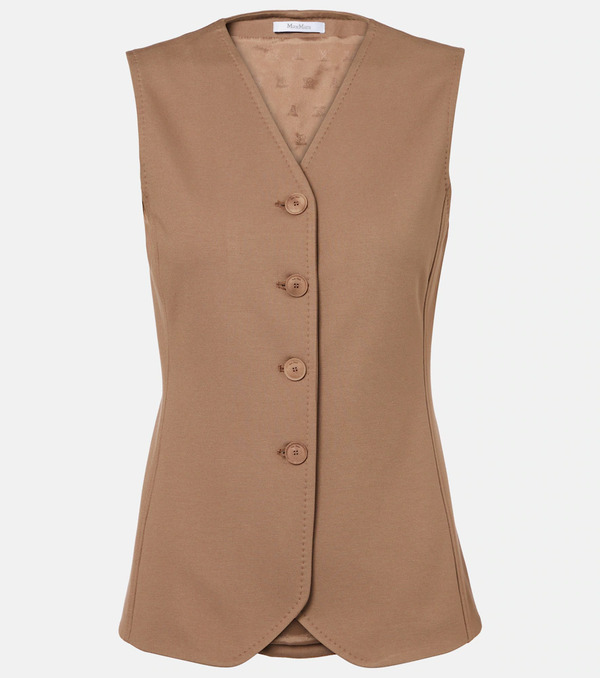  Max Mara Max Mara Fornovo Jersey Vest 
