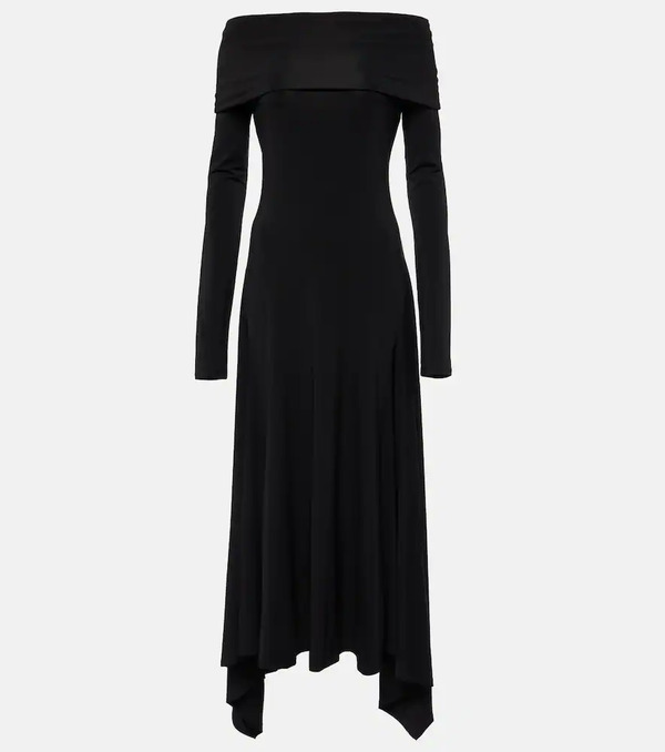  Max Mara Max Mara Gerla Off-shoulder Jersey Maxi Dress 