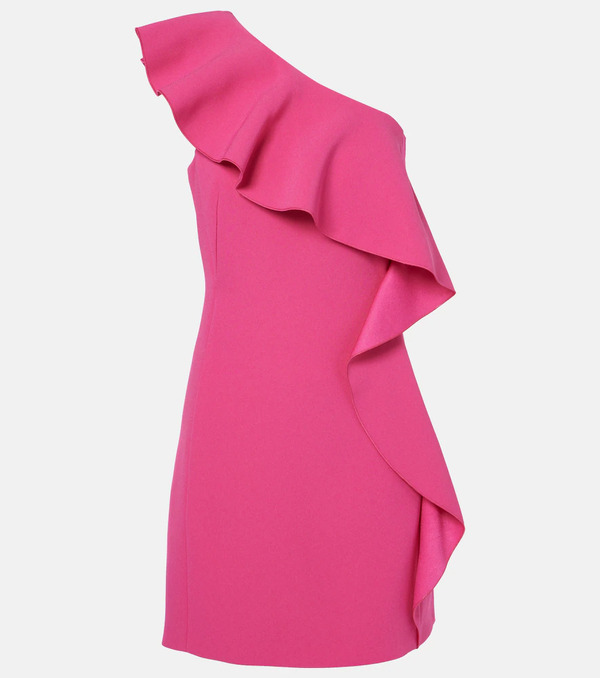  Max Mara Max Mara Giacomo Ruffled Sable Minidress 