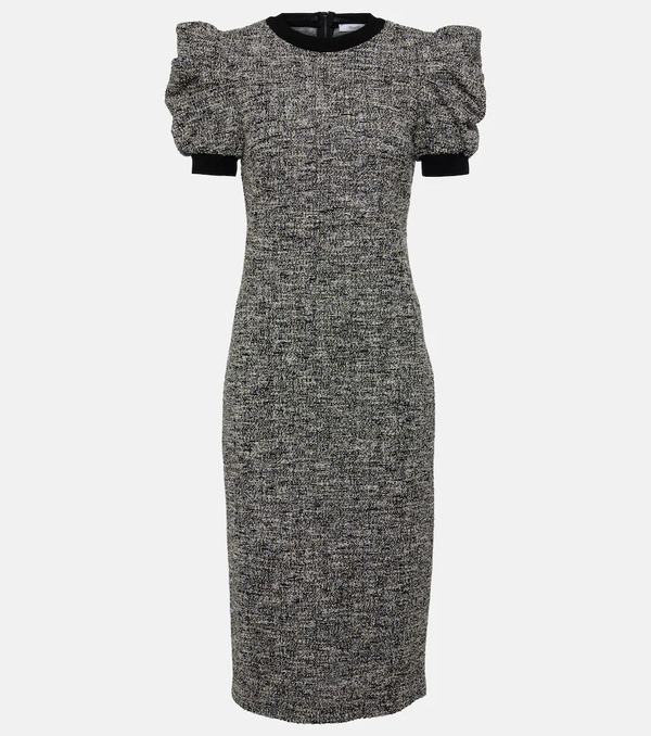  Max Mara Max Mara Ieti Cotton-blend Midi Dress 