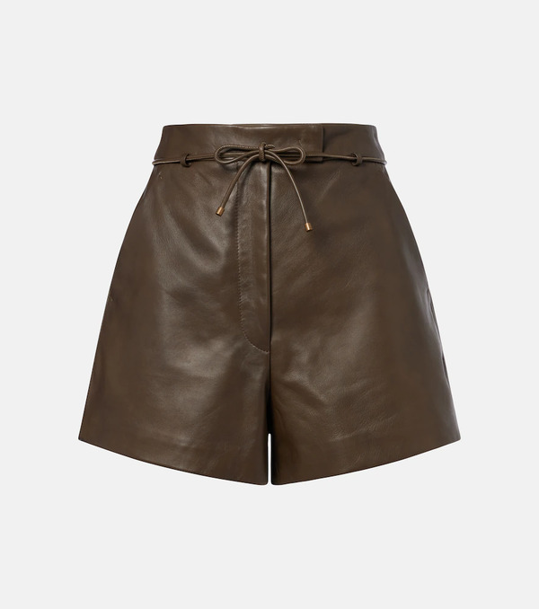  Max Mara Max Mara Leather Shorts 