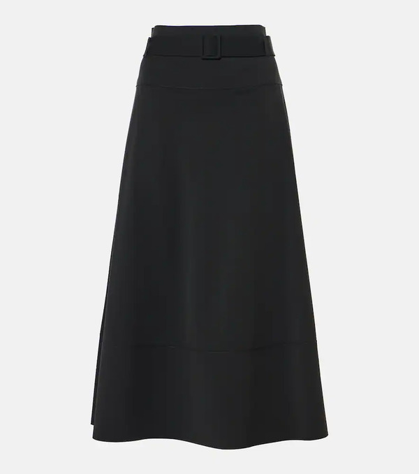  Max Mara Max Mara Leisure Jersey Midi Skirt 