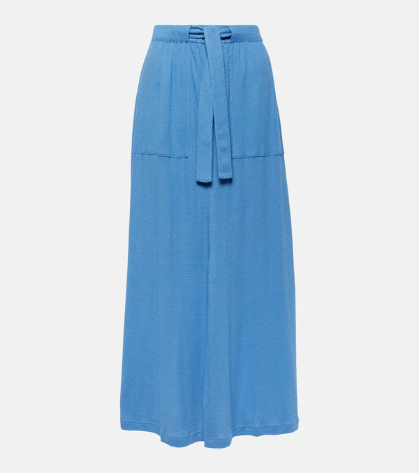  Max Mara Max Mara Leisure Mia Linen-blend Maxi Skirt 