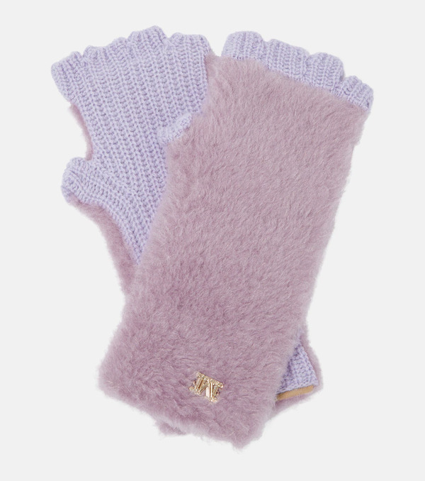  Max Mara Max Mara Manny Teddy Fingerless Gloves 