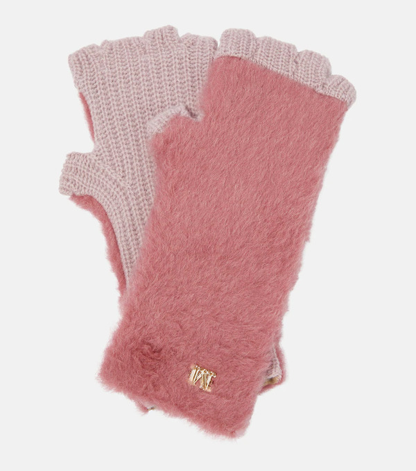 Max Mara Max Mara Manny Teddy Fingerless Gloves 